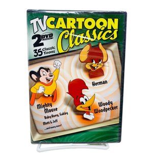 TV Cartoon Classics Vol 1 (2005, DVD) 2-Discs 35 Classic Toons New